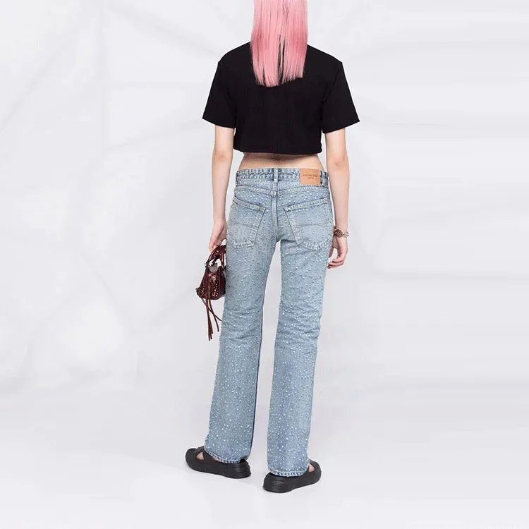 OFF WHITE Cropped Logo print T shirt-2
