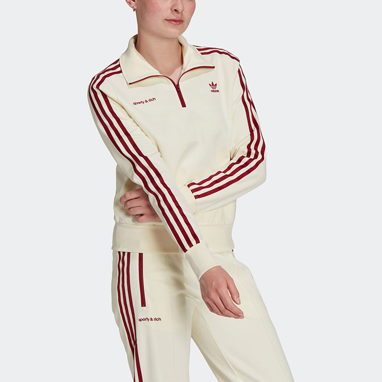 adidas Sporty & Rich Half-Zip Track Top - Blue | adidas UK