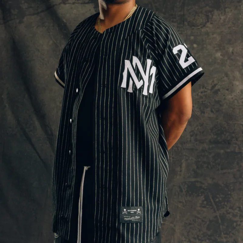 Mitchell & Ness x MASTERMIND WORLD T-Shirt Unisex Black-4
