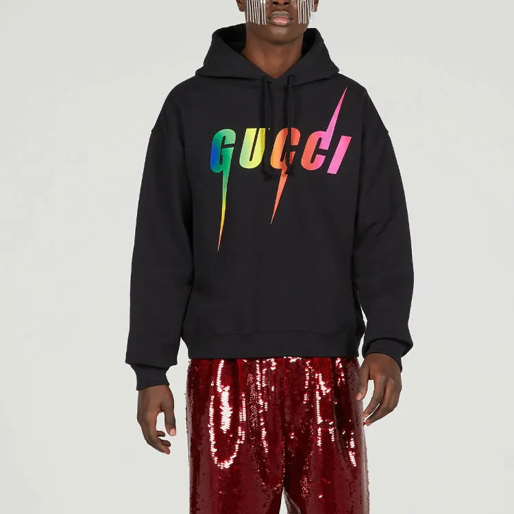 GUCCI Sweatshirts Men Black-3