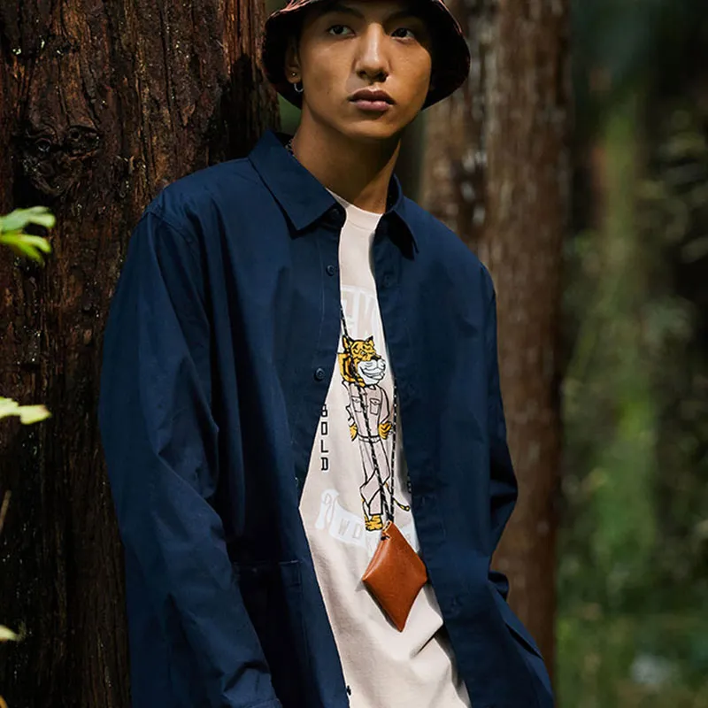 Dickies Shirts Unisex Dark Marine Blue-3
