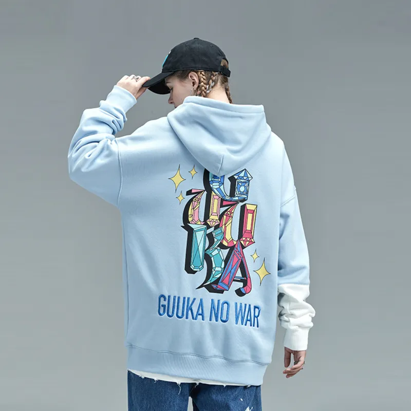 Guuka Sweatshirts Unisex Sky Blue-6