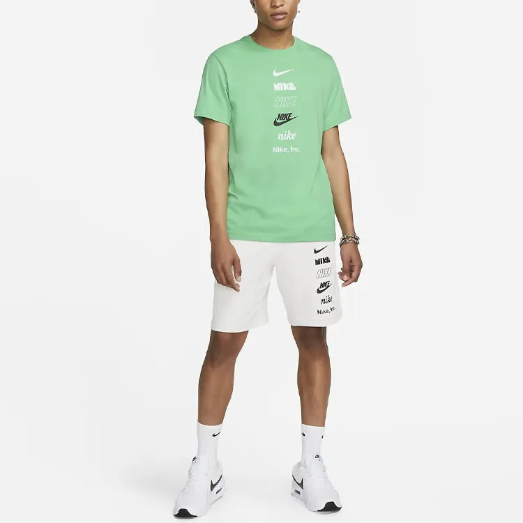 Nike Set-in Sleeve T-Shirt Men's Green-4