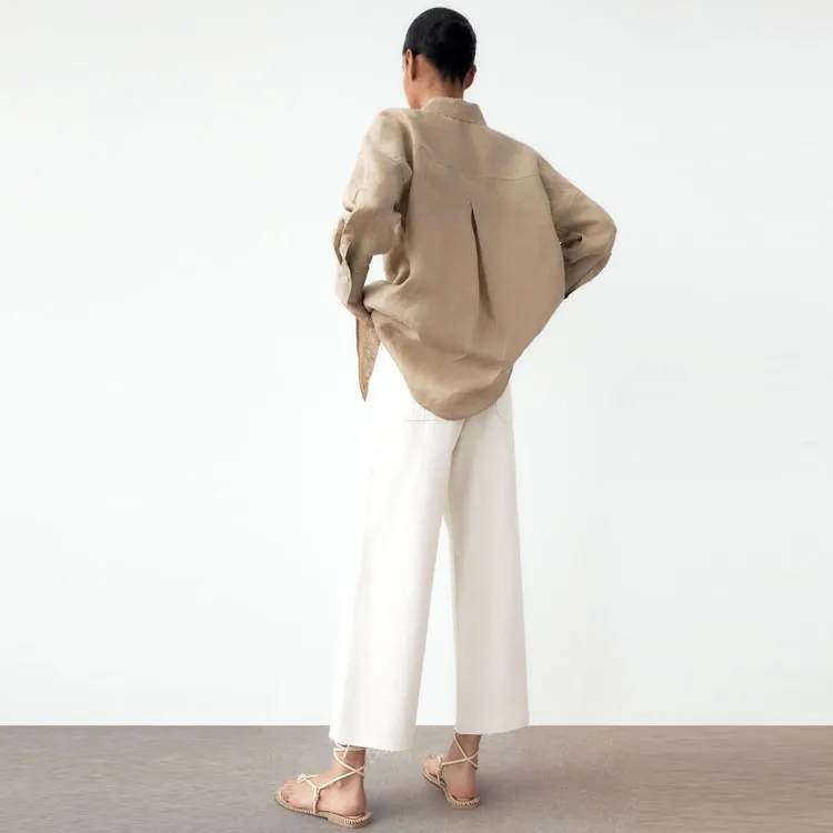 ZARA Shirts Women's Beige-2