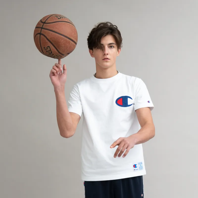 Champion T Shirt Japan Version Unisex White-2
