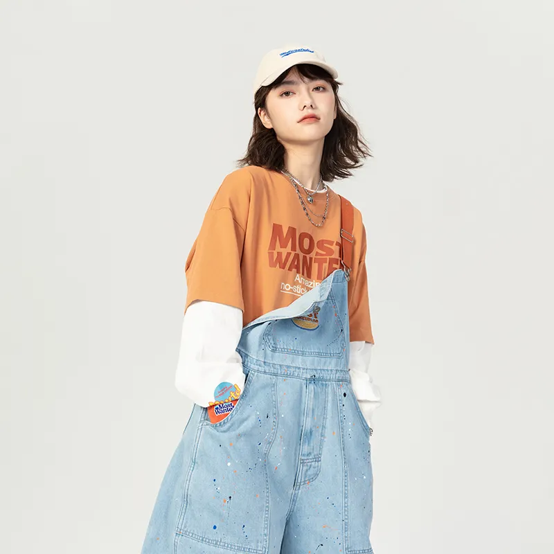 MostwantedLab Hamburger Overalls Unisex-7