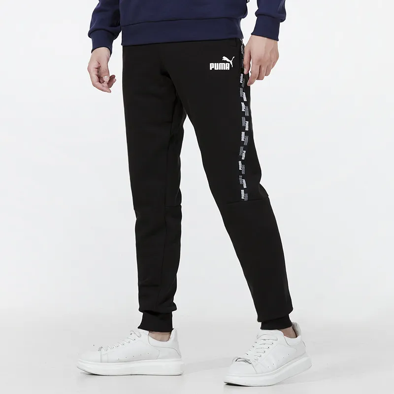 PUMA Power Tape Knitted Sweatpants Men Black-3