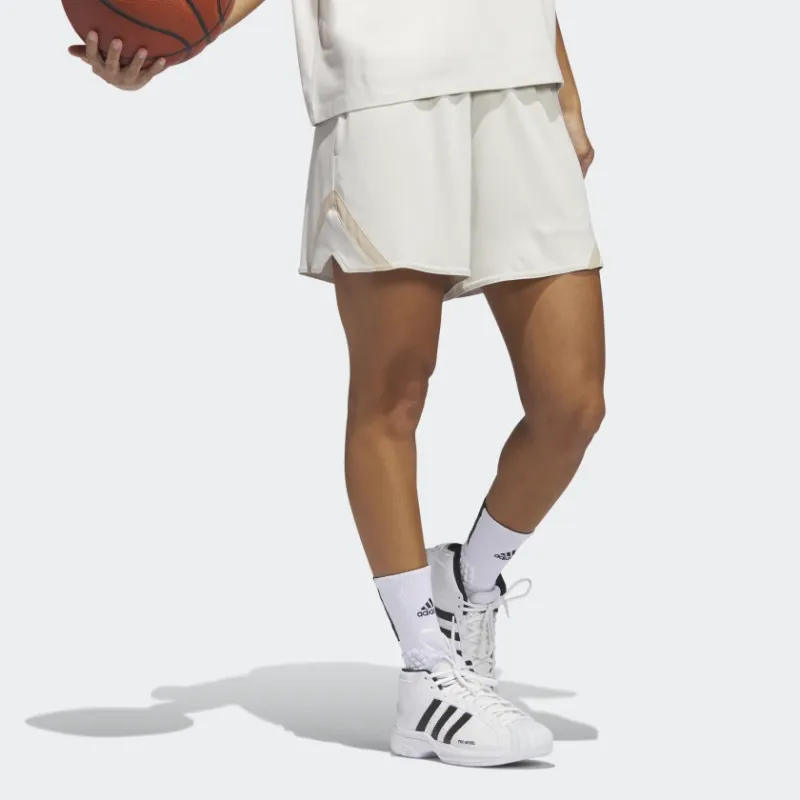 Adidas Casual Shorts Women's White-3