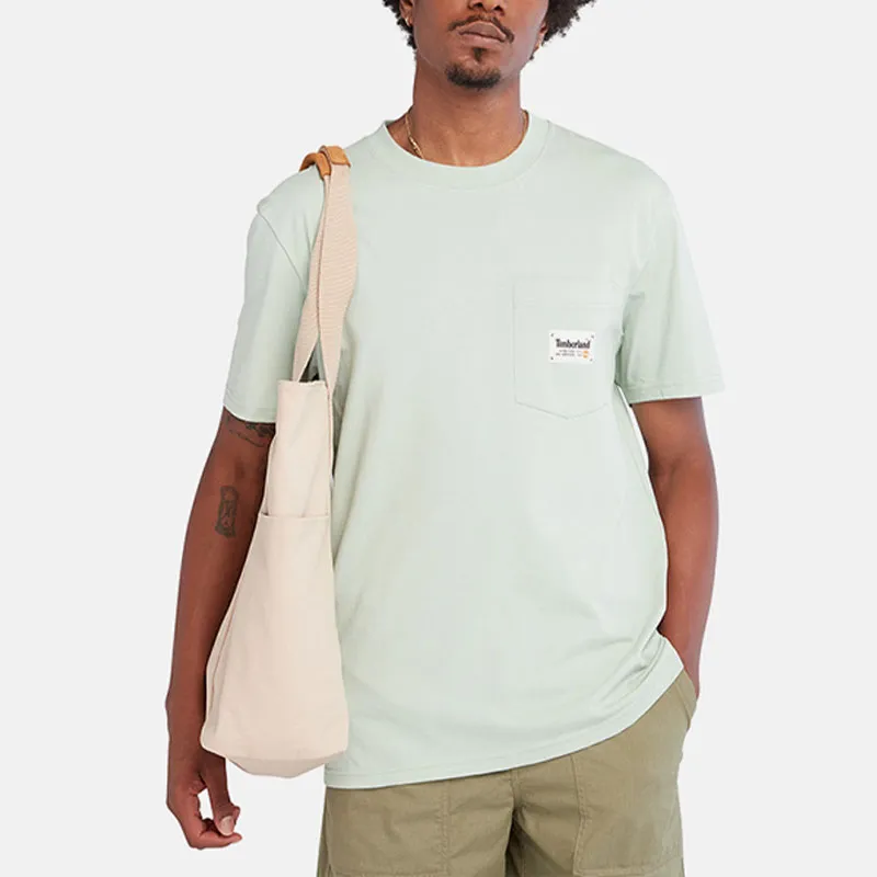 Timberland T Shirts Men Frost Green-2