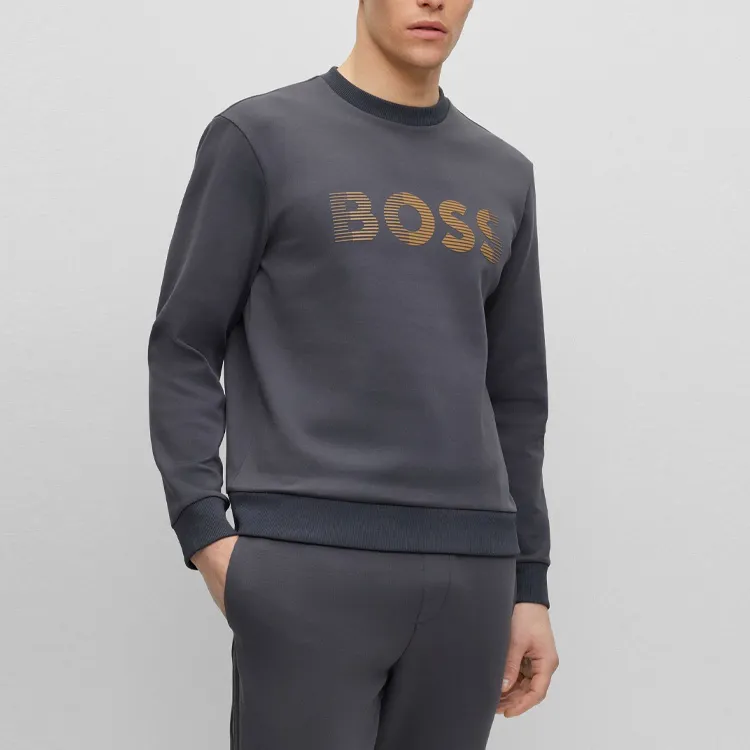 HUGO BOSS Logo Printed Crewneck Sweatshirt-3