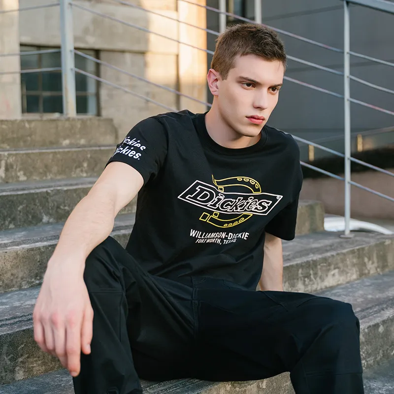Dickies T Shirts Men Black-3