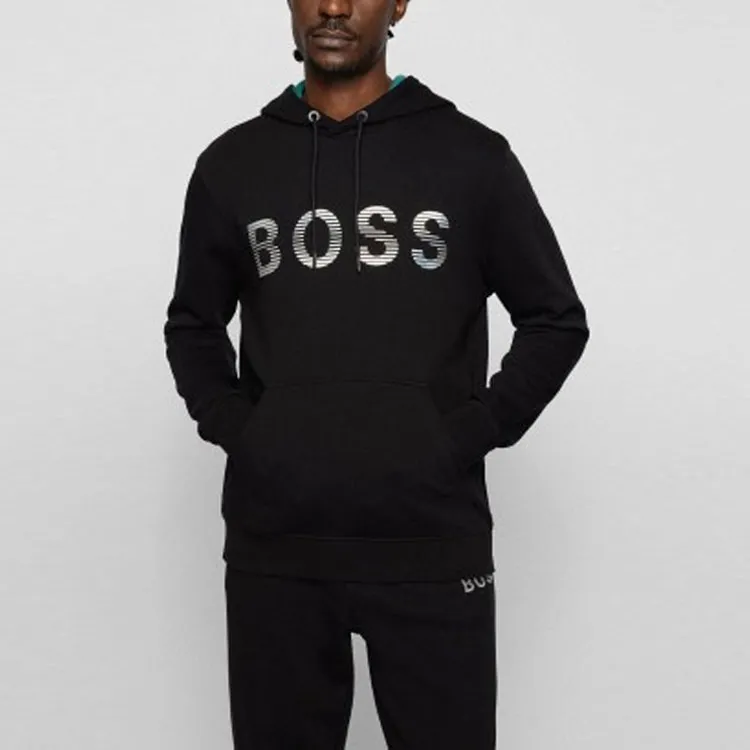 HUGO BOSS Sweatshirts Men Black-3