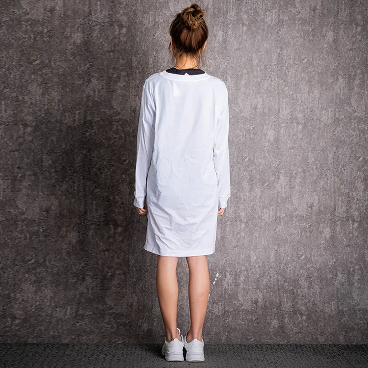MOSCHINO Long Sleeved Dresses Women's White-3