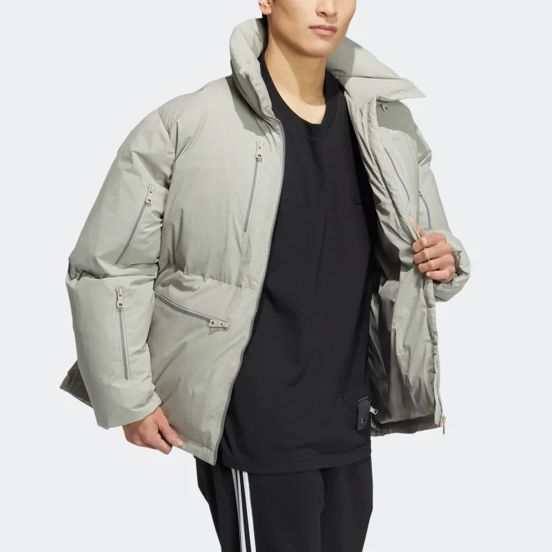 Adidas Originals Down Jacket Men's Gray-2