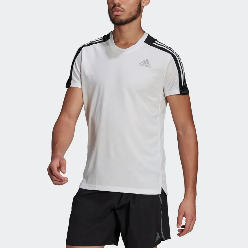 Adidas T Shirts Men White-2