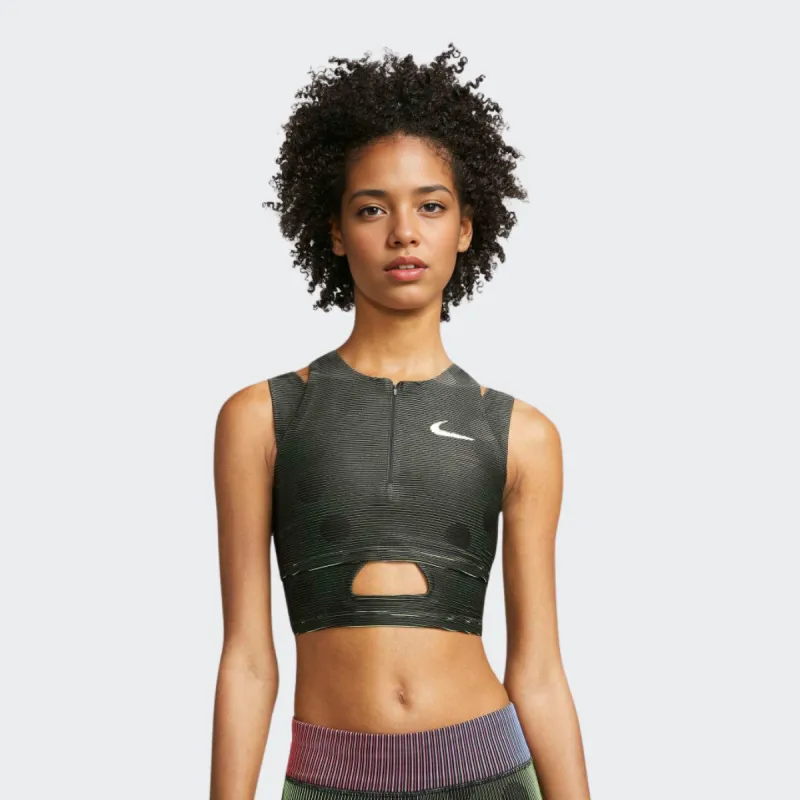Nike X Nike 3 In 1 Crop Top Black Dot - POIZON
