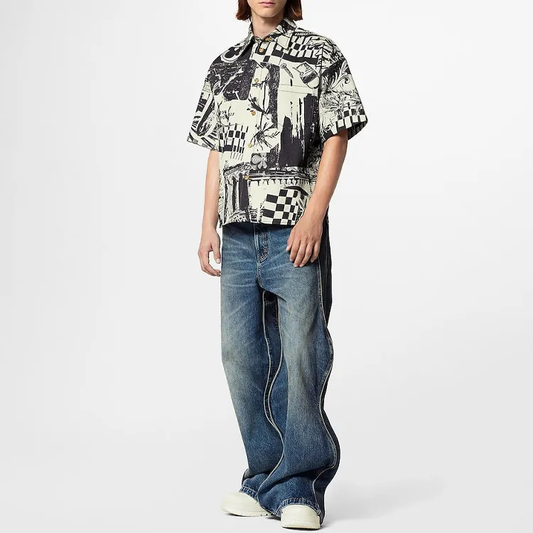 LOUIS VUITTON SS23 Shirt Men's Ivory White-1