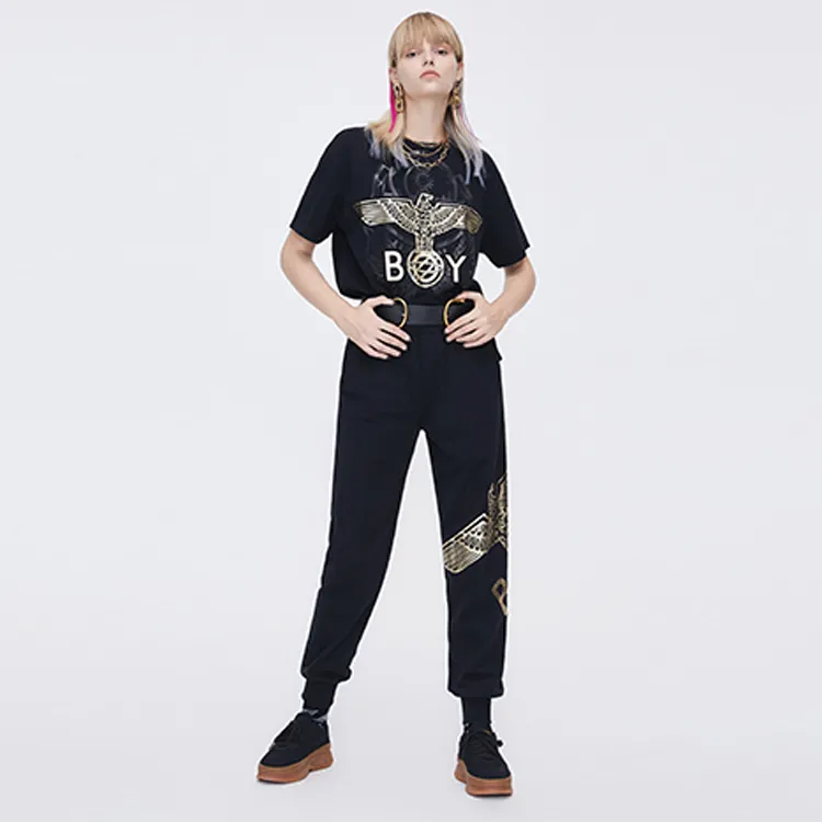 Boy London Jogger Casual Pants Unisex Black-3