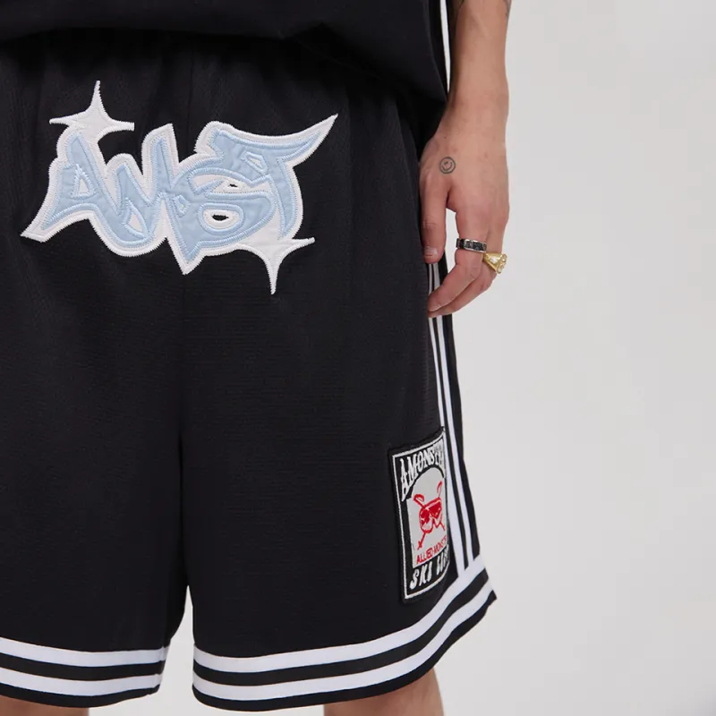 AMONSTER Sports Shorts Unisex Black-4
