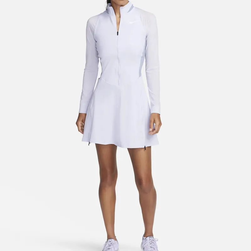 Nike Long-Sleeved Dresses Women's Oxygen Purple-2