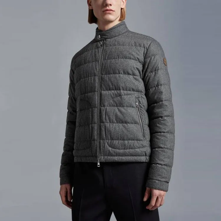 Moncler Acorus Series Down Jackets Men Charcoal Gray-3