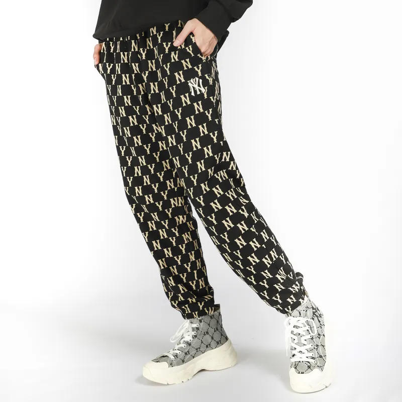 MLB Knitted Sports Pants Unisex Black-3