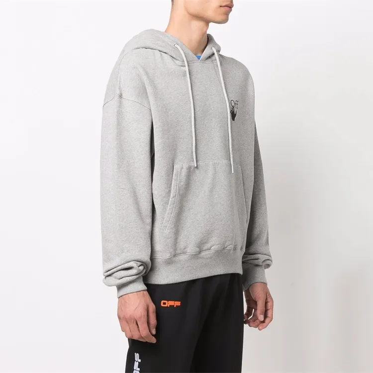 OFF WHITE FW21 Sweatshirts Men Gray-4