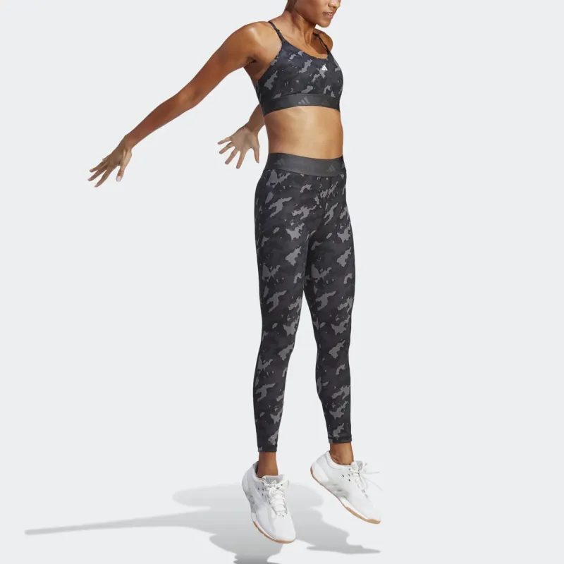 Adidas Free Shipping With AdiClub Techfit Camo 7/8 Leggings-3