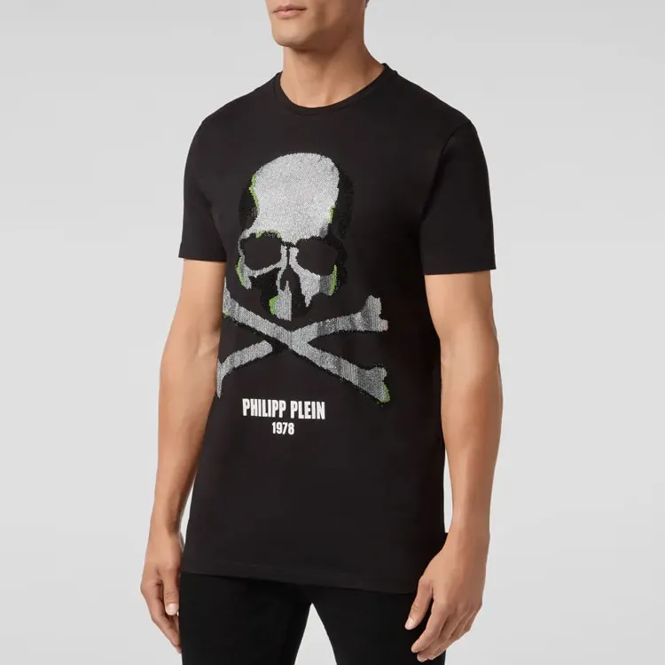 PHILIPP PLEIN T Shirts Men Black-4