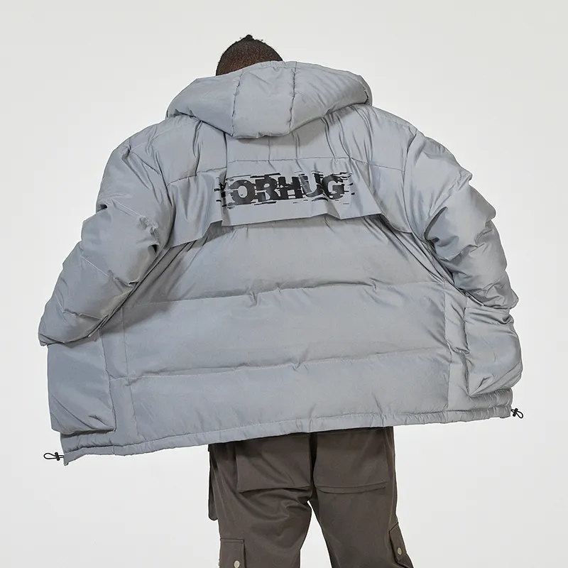 FORHUG Puffer Jacket Unisex Gray-6