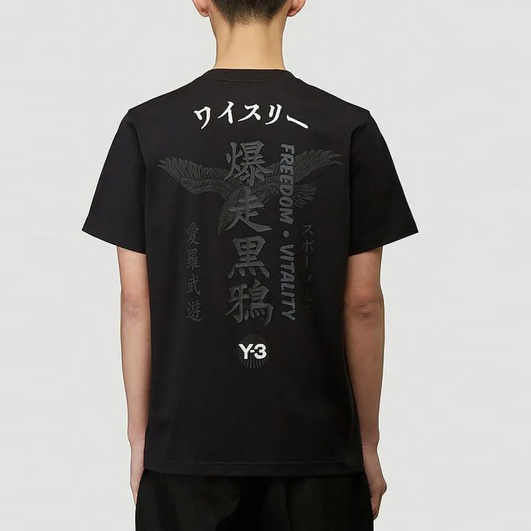 Y 3 T Shirts Men Black-3