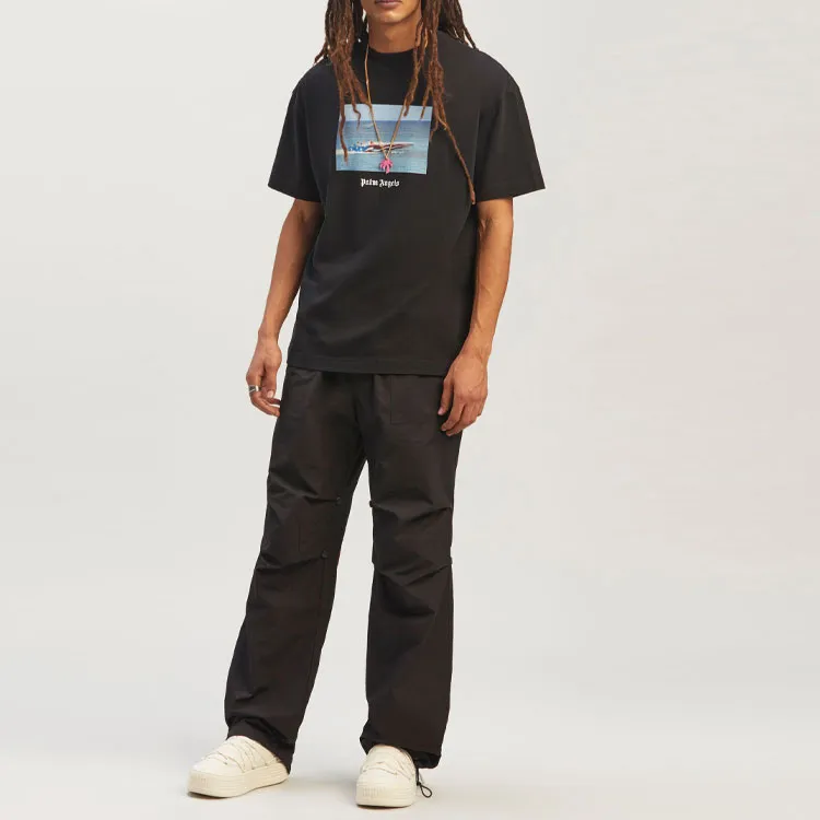 PALM ANGELS Getty Speedboat Classic Tee-2