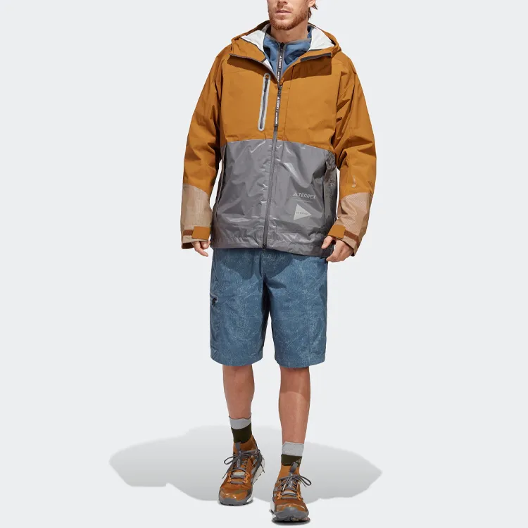 Adidas TERREX X And Wander Waterproof And Windproof Windbreaker Jacket Men's-4