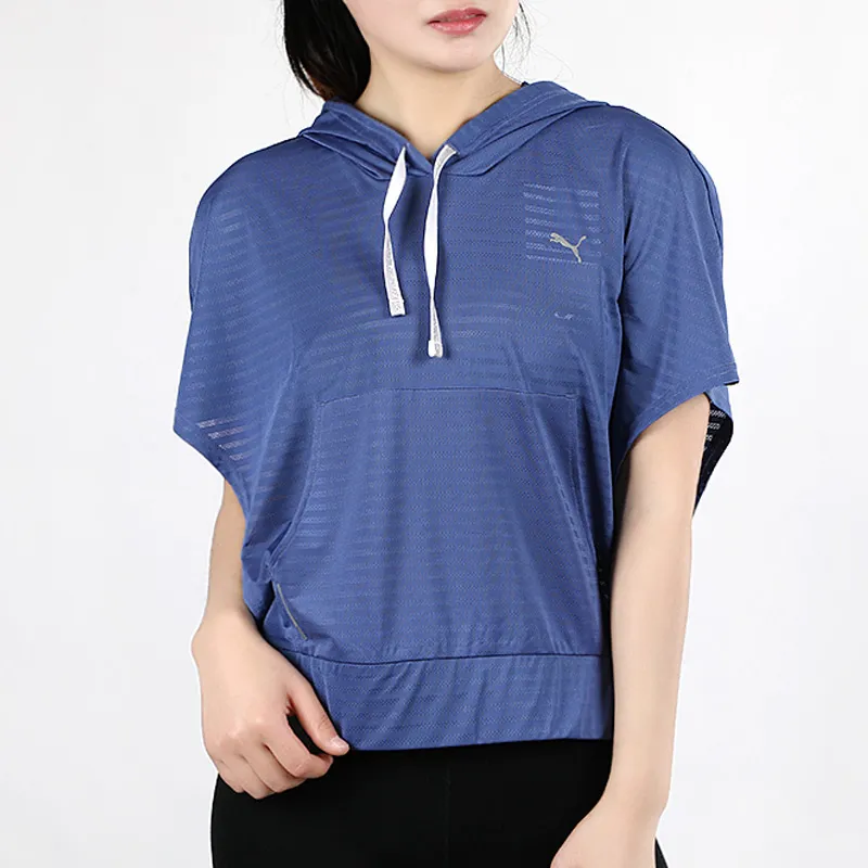 PUMA Neo Future Crop Tops Women's Blue-2