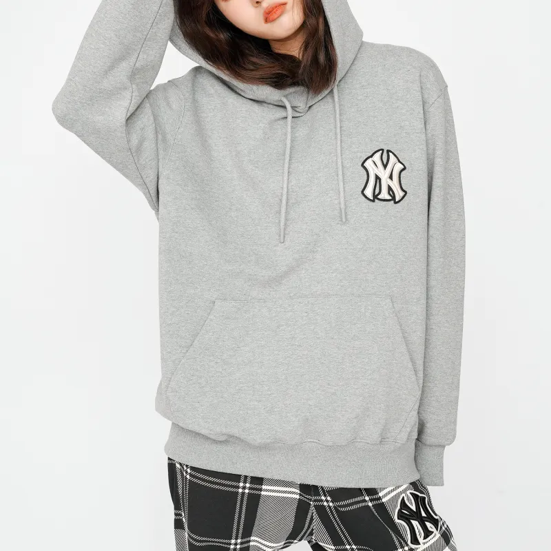 MLB New York Yankees Sweatshirts Unisex Light Gray-2