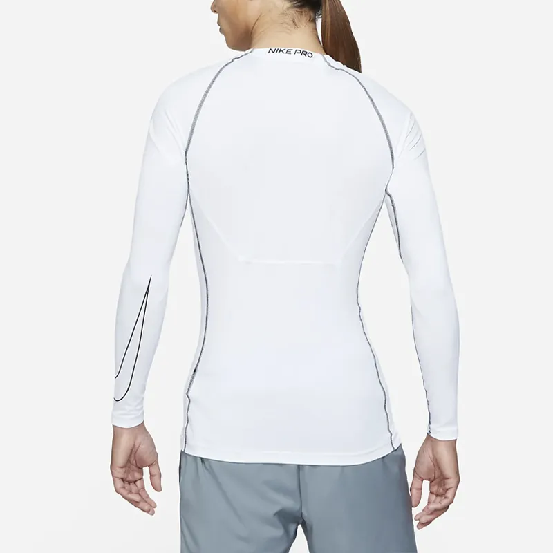 Nike T Shirts Men White-3