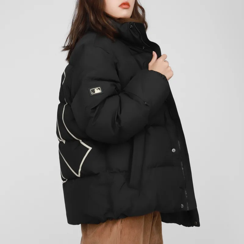 MLB New York Yankees Down Jacket Cropped Unisex Black-5