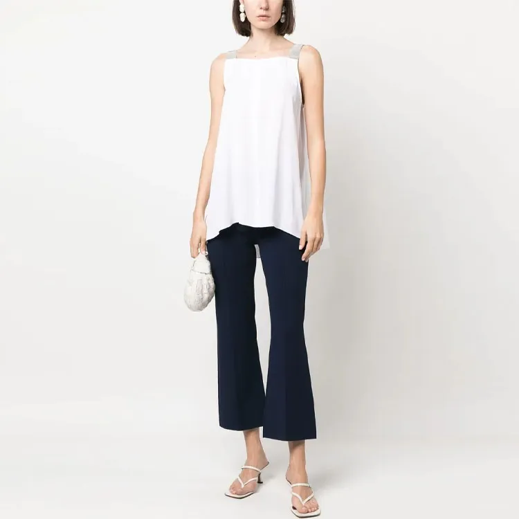 THEORY Flared Knitted Trousers-1