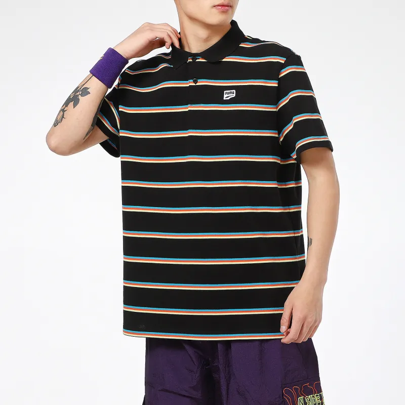 PUMA Polo Shirts Men Black-4