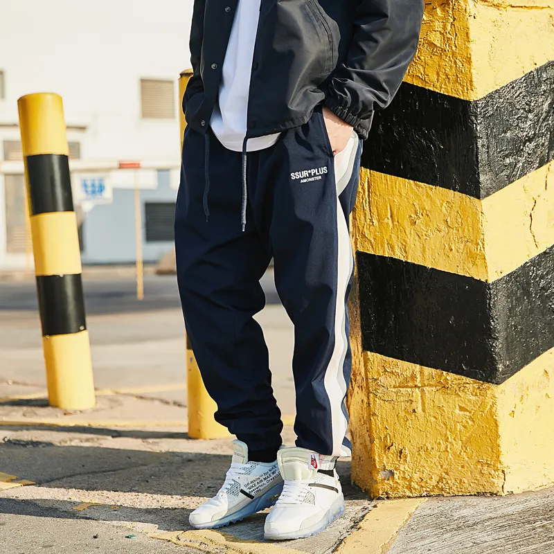 AMONSTER Jogger Casual Pants Unisex Navy Blue-3