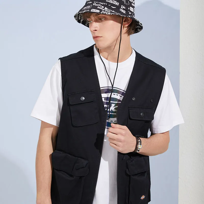 Dickies Vests Unisex Black-3