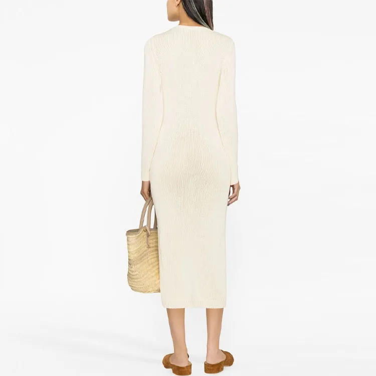 Zimmermann High Tide Lace up Knitted Dress-2