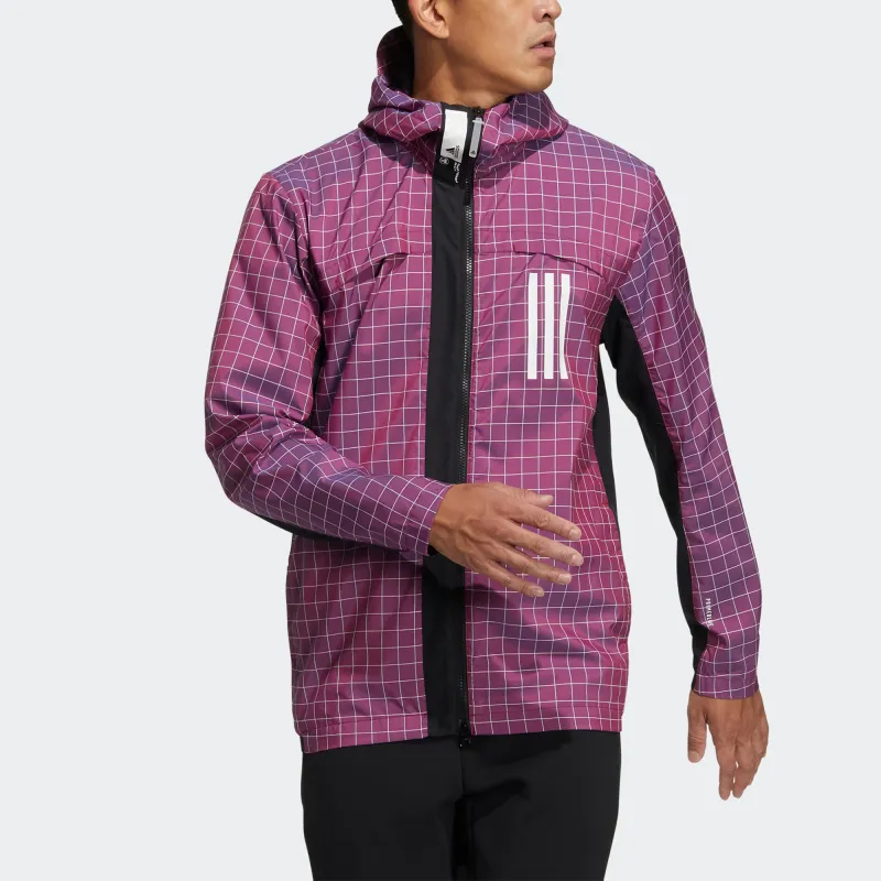 Adidas W.N.D. Jacket Men's Purple-1