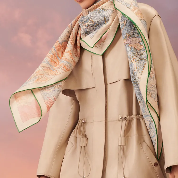 HERMES Retour A La Nature Shawls Women's Multicolor-1