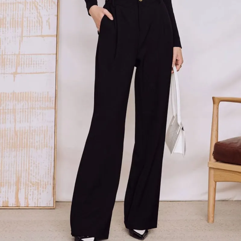 YINER GoodLand Casual Pants Women's Black-2