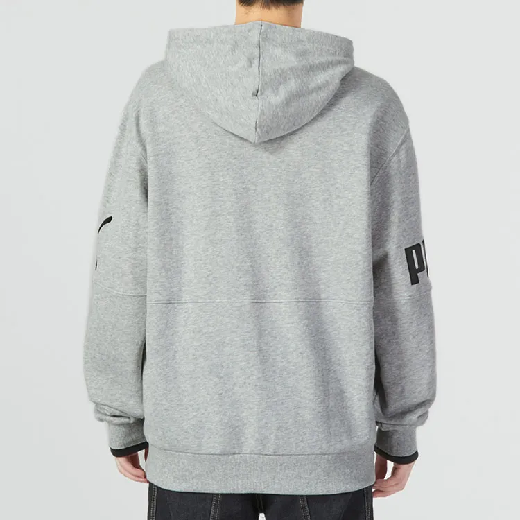PUMA Sweatshirts Men Gray-3