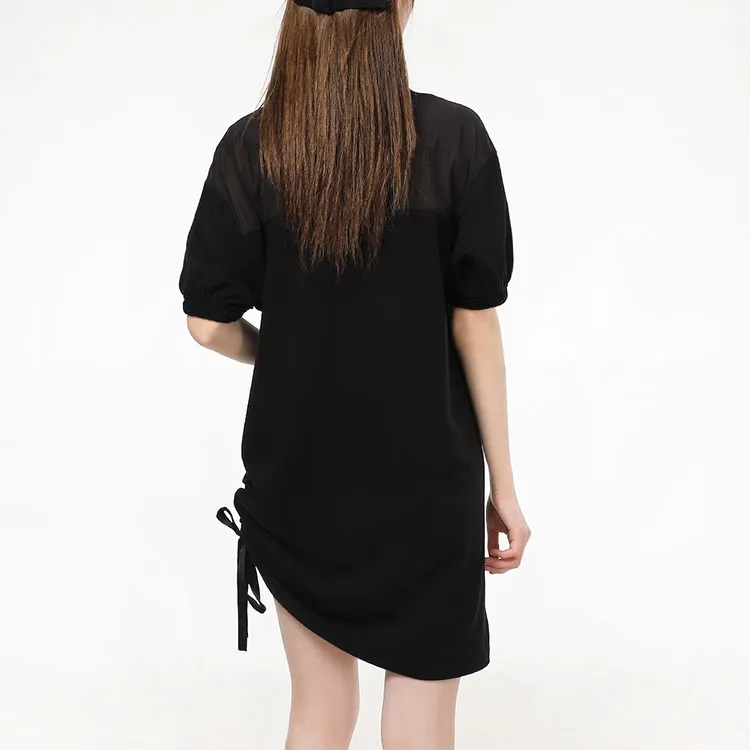 PUMA Short Sleeved Dresses Women's Black-2