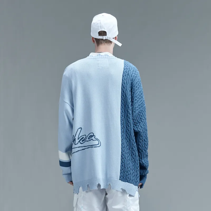 Guuka Sweaters Unisex Blue-3