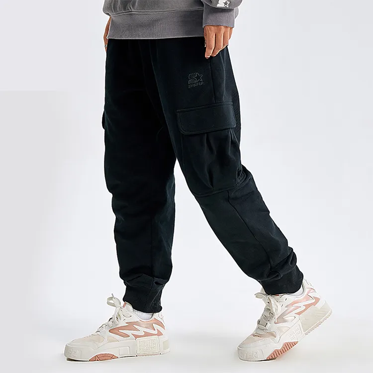 STARTER Knitted Sweatpants Men Black-4