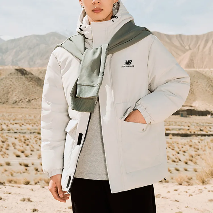 New Balance Down Jackets Men White-5